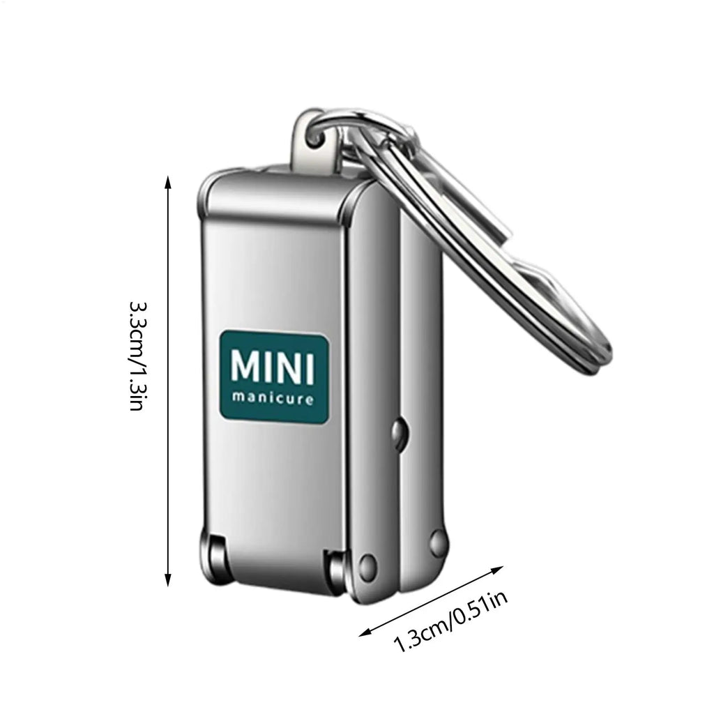 Mini Nail Clippers Stainless Steel Folding Manicure Tool Kids Adults