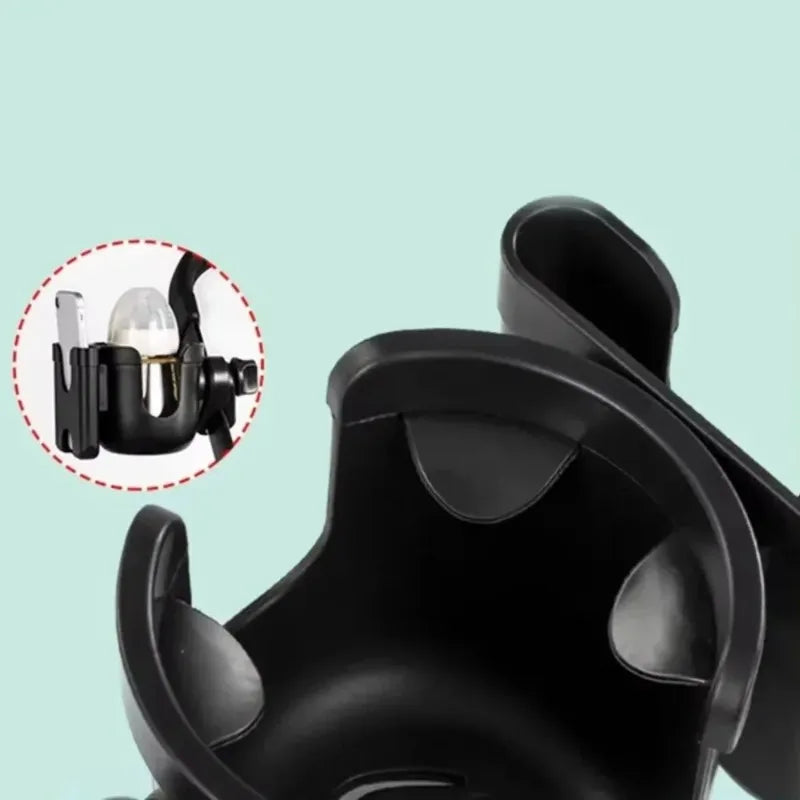Universal Anti-Slip Stroller Cup Holder – Phone & Bottle Holder Stroller Cup Holder Zpaxo