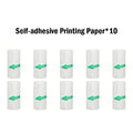 10 Roll Mini Printer Paper Self-adhesive Paper White Thermal Paper Printer Label Sticker For Wireless Photo lnkless Printer 57mm Zpaxo Self-adhesive Paper