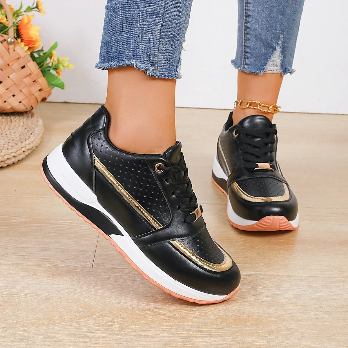 Women Sneakers 2025 New Outdoor Comfortable Shoes for Women Round Head Designer Loafers Lightweight Casual Sneakers for Women Zpaxo
