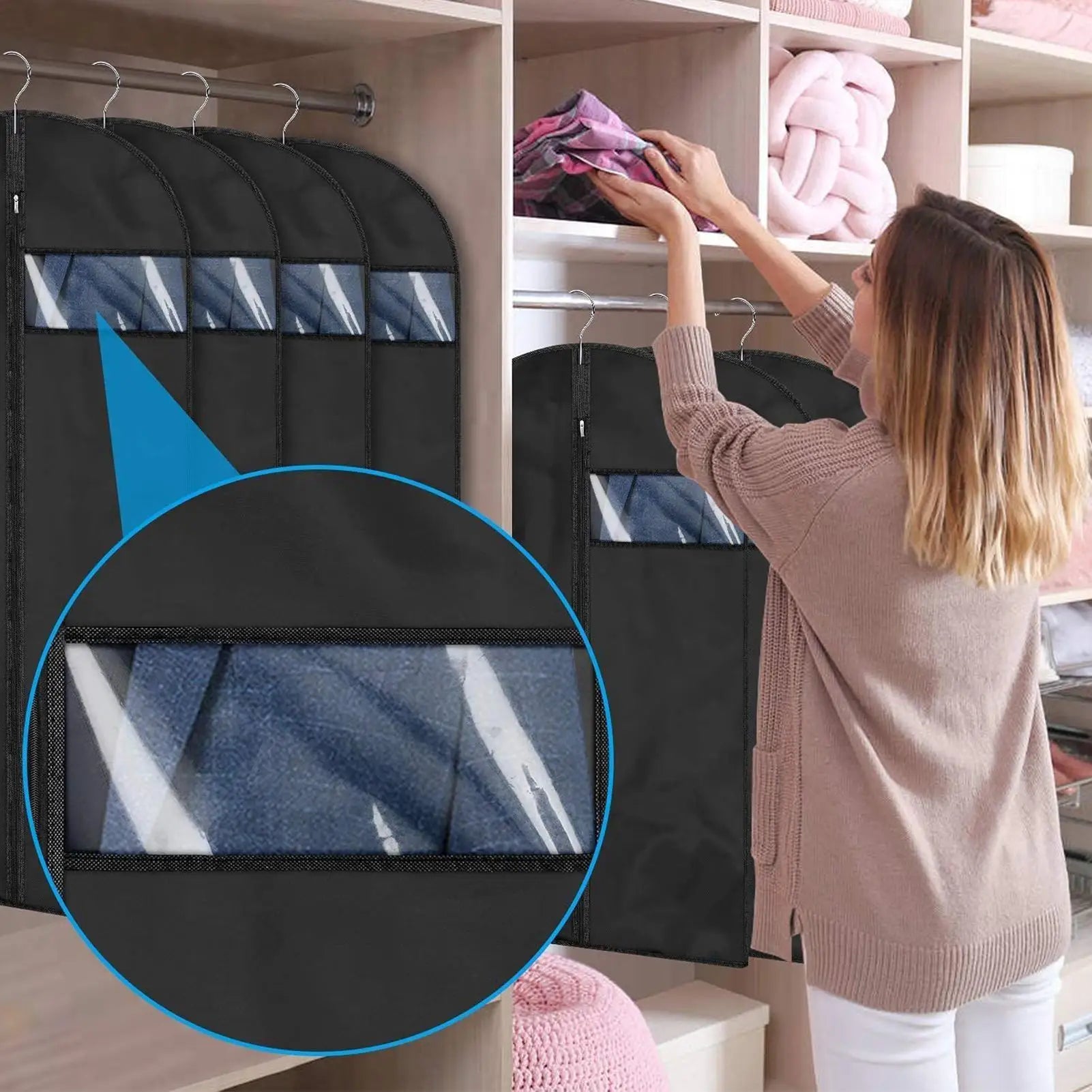 Garment Bags Dresses Suit Storage Bag Clothing Protection Dust Cover