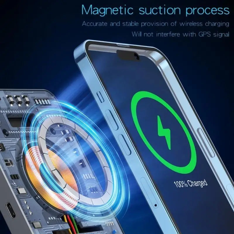 652F 15W Wireless Charging USB C Hubs HDMIcompatible Output Multiple Zpaxo