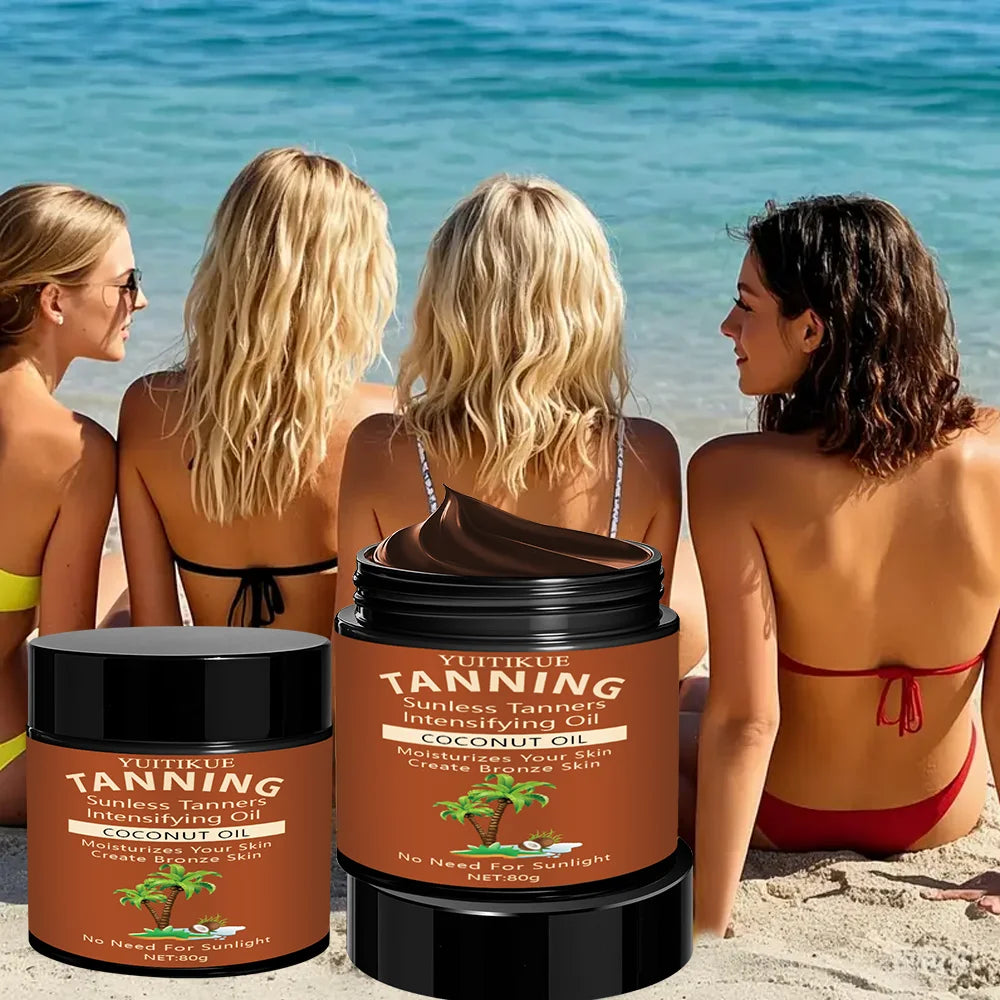 YUITIKUE Self Tanning Cream – Sunless Body Bronzer 80g Self Tanning Cream Zpaxo