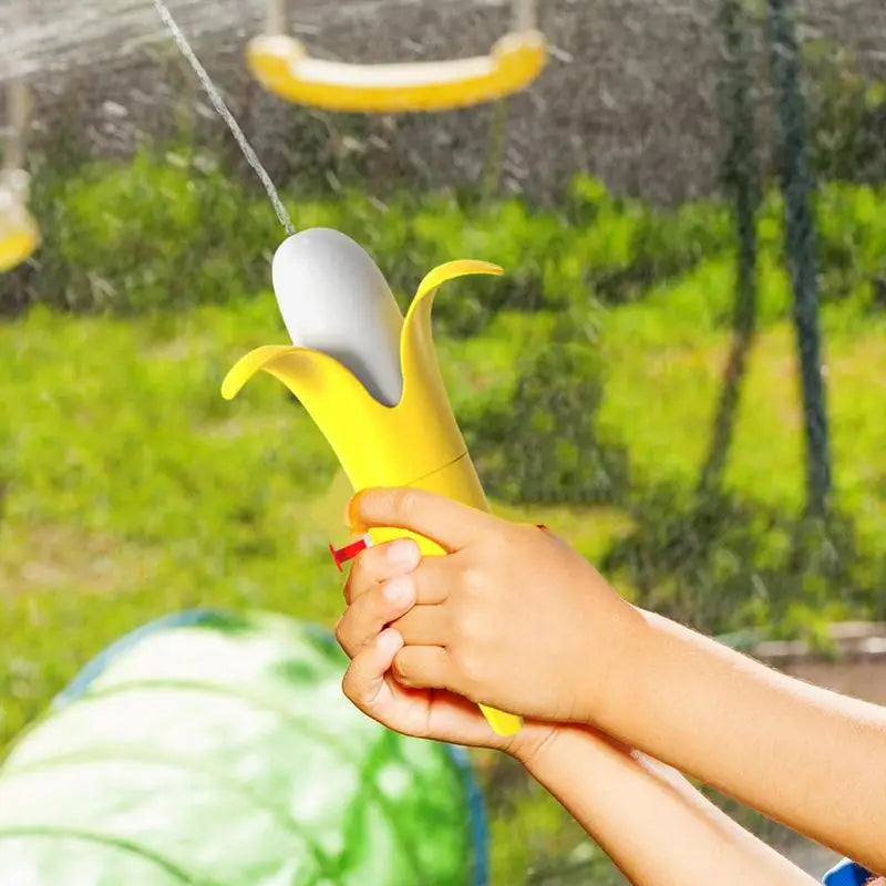 Banana Shape Water Spray Toy Outdoor Party Toys Realistic Powerful Zpaxo