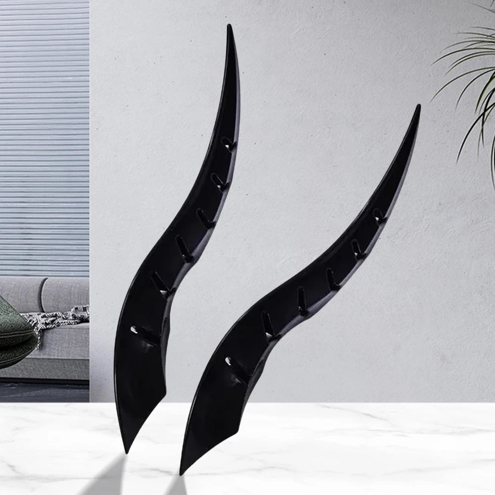 1 Pair Fantasy Creative Auto Roof Ornament Dragon Horn Shaped Car