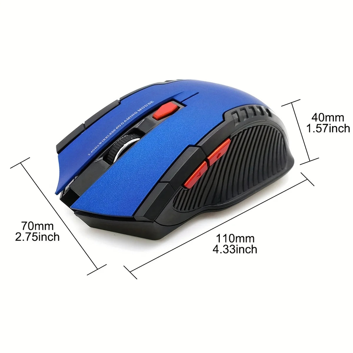 113 Wireless Mouse Home Office Gaming Ergonomic Design Computer Mice Zpaxo