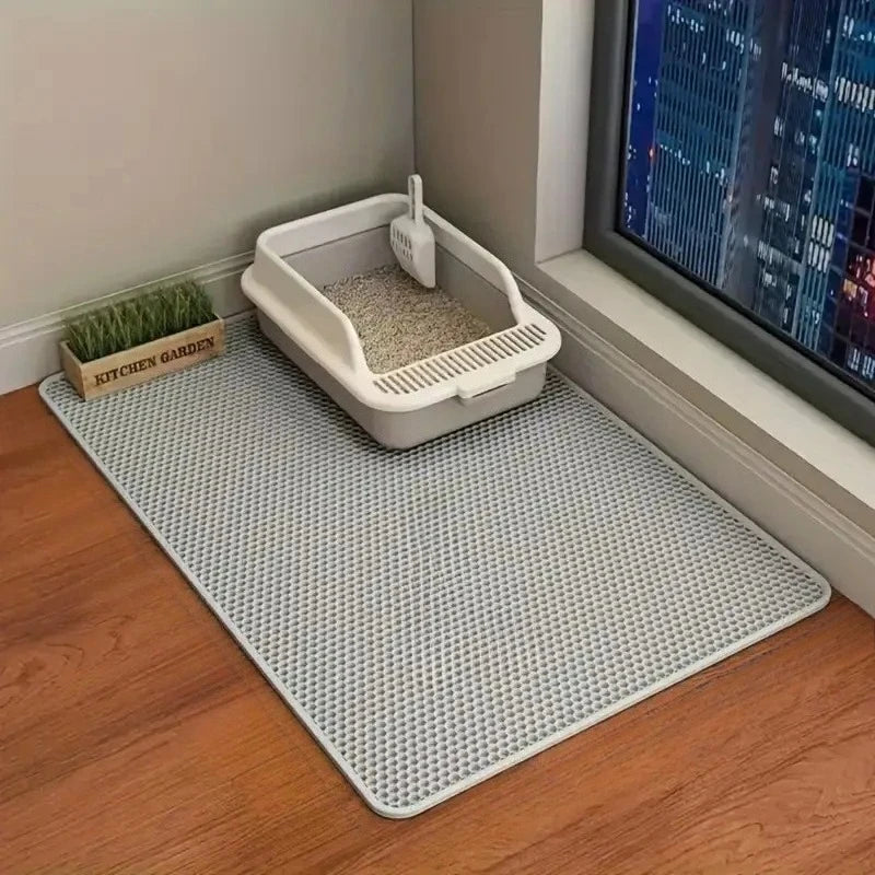 Extra Large Double-layer Leak-proof Litter Mat Box Filter Prevent Pet