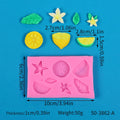 Lemon Fruit Silicone Mold Cake Decoration Fondant Chocolate Candy Gypsum Paste Dessert Cupcake Topper Baking Resin Mold Zpaxo 50-3862-A