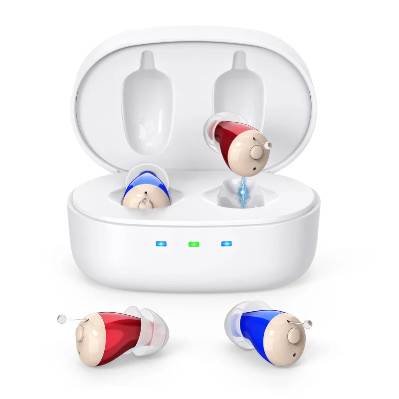Rechargeable Hearing Aid Intelligent Sound Amplifier Noise Reduction