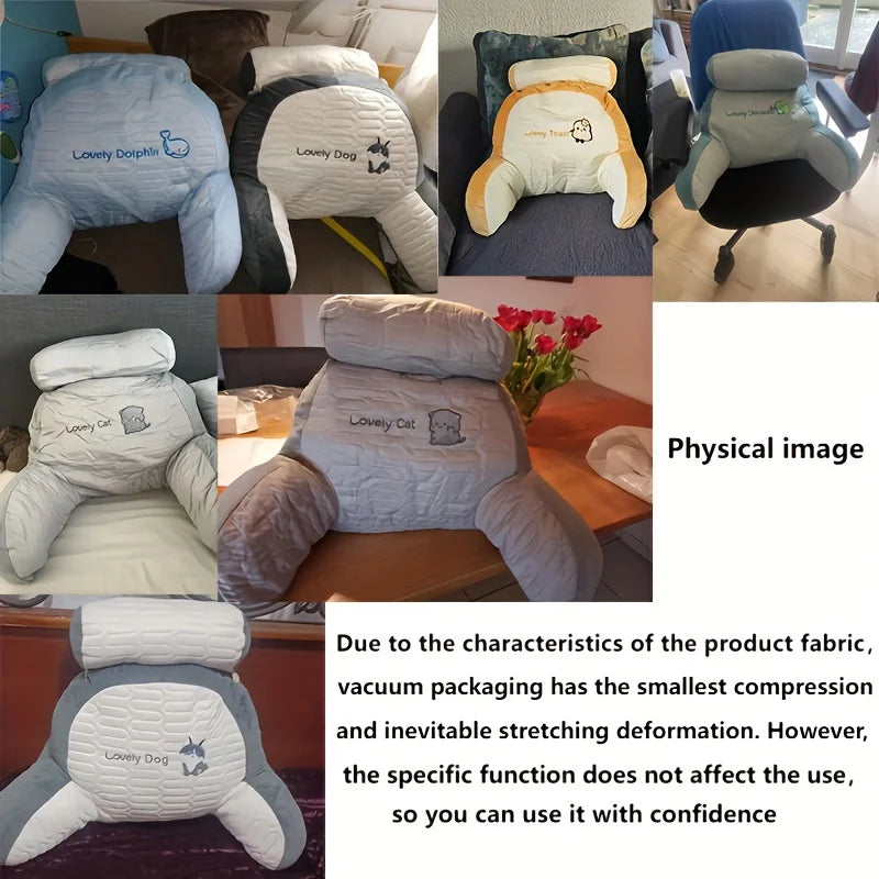 Versatile Soft Headboard Cushion Pillow Insert Large Back Support