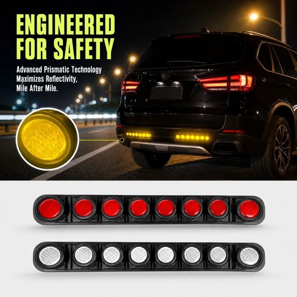 Safety Warning Car Bumper Guard Protective Anti-scratch Self-adhesive Zpaxo