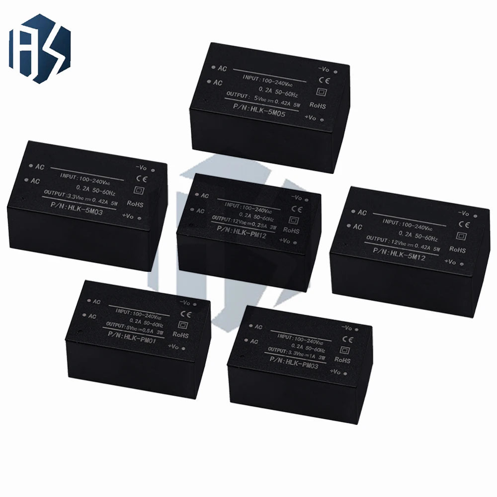 HLK-PM01 HLK-PM03 HLK-PM12 AC-DC 220V 5V 3 3V 12V Mini Power Supply Zpaxo