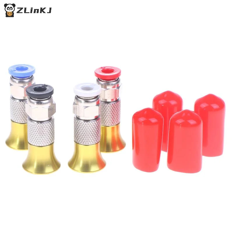 ▶1/4PCS 3D Printer Filament Dryer Box Accessories PC4-M6 Pneumatic Straight Connector 4*2.5mm PTFE Tube M6 Feed Fitting Coupler Zpaxo