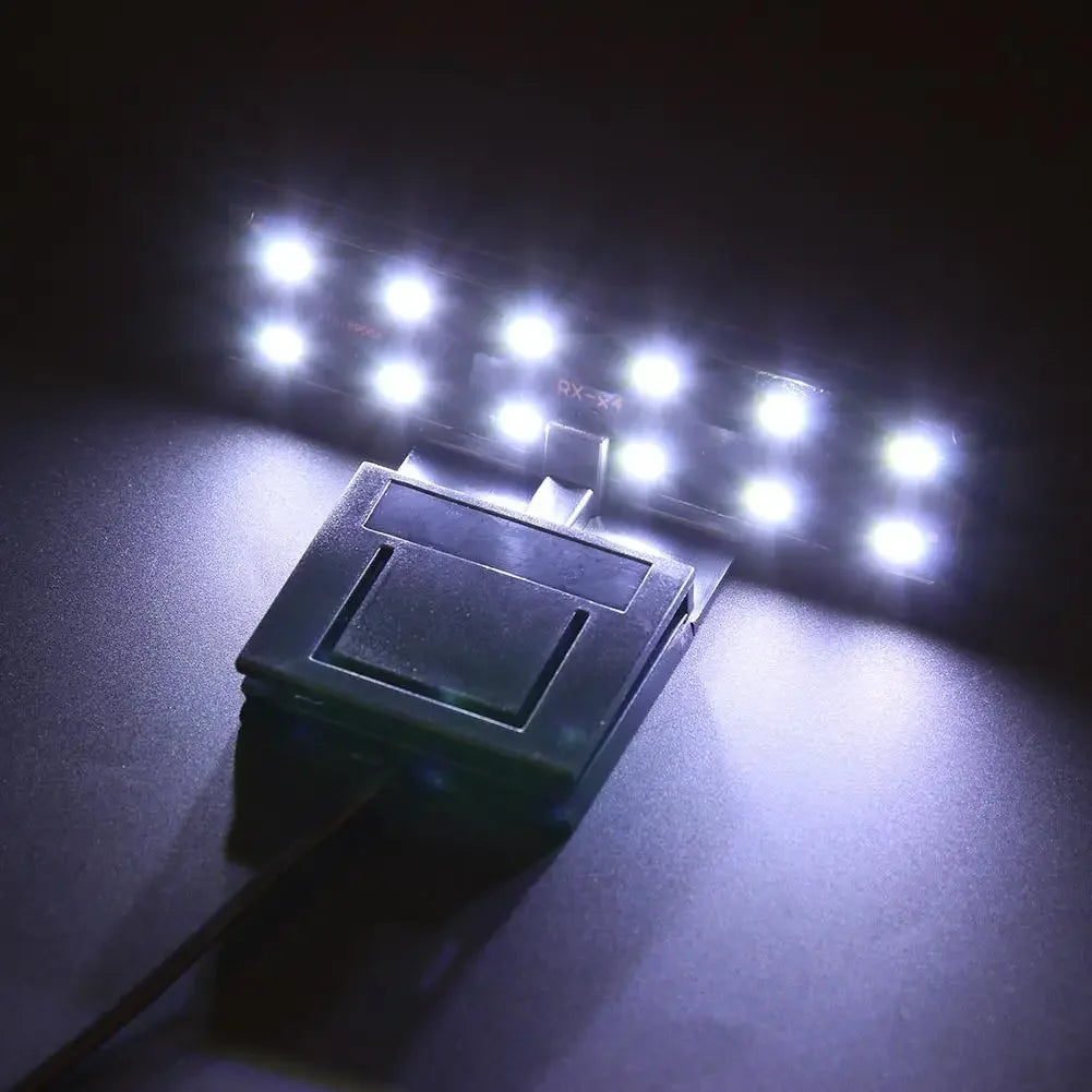 Super Slim 5W LED Waterproof Aquarium Lamp for Fish Tank Aquatic Plants Grow Clip-On Lighting Light Aquarium Fish Tank Light Zpaxo