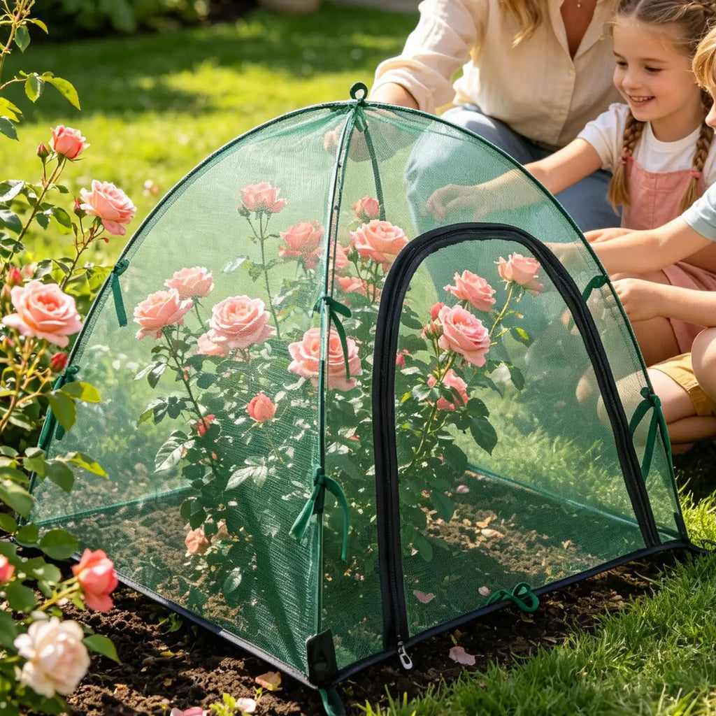 Fine Mesh Plant Enclosure Net – Bird & Pest Barrier Cover Garden Plant Net Cover Zpaxo