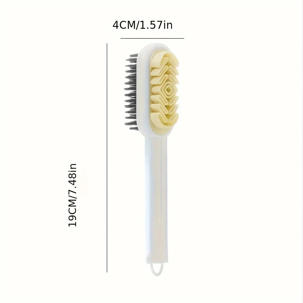 Professional Shoe Brush Suede Leather Double Sided Long Handle Easy