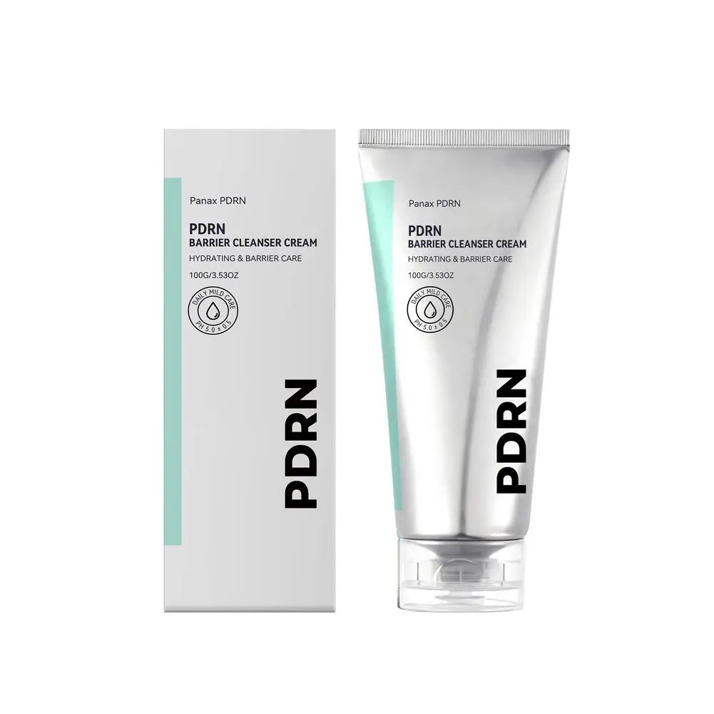PDRN Barrier Cleanser Cream Lifting Firming Glowing Skin Deeply Hydrating Gently Nourish Korean Skincare Moisturizing Face Cream Zpaxo 1PCS