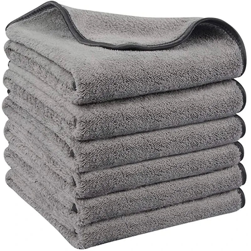 Microfiber Towel Car Wash Accessories Absorbency Cleaning Cloth Zpaxo