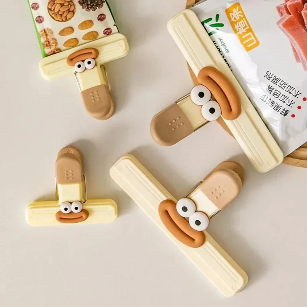 Creative Face Bag Sealing Clips – Fun Food Storage Clips