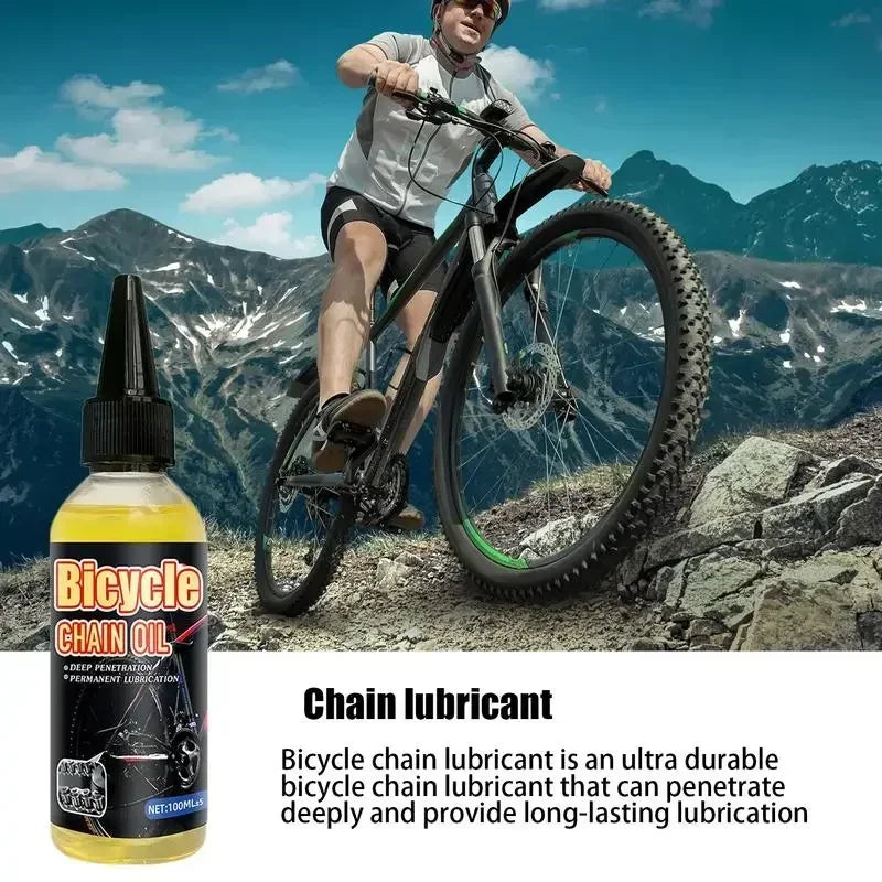 100/300ml motorcycle Bicycle Special Lubricant MTB Road Bike Mountain Bike Dry * Lube Chain Oil for Fork Flywheel Chain Cycling Zpaxo