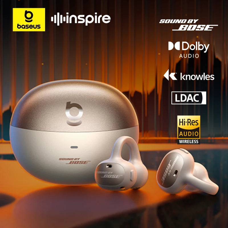 Baseus Inspire XC1 Ear Clip Wireless Earbuds Bluetooth 6 1 Hi-res