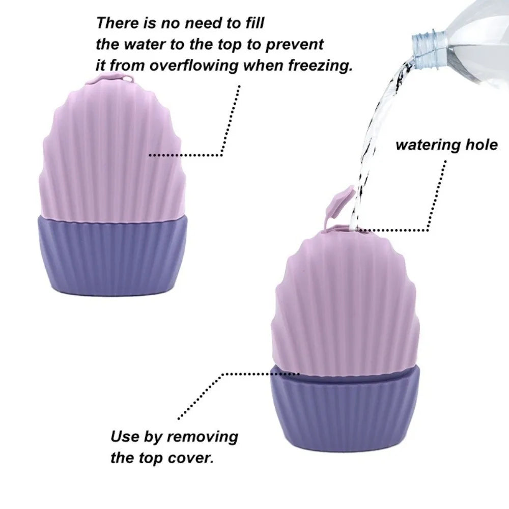 Silicone Ice Face Roller Shrink Pores De-puffing Facial Mold Skincare Zpaxo