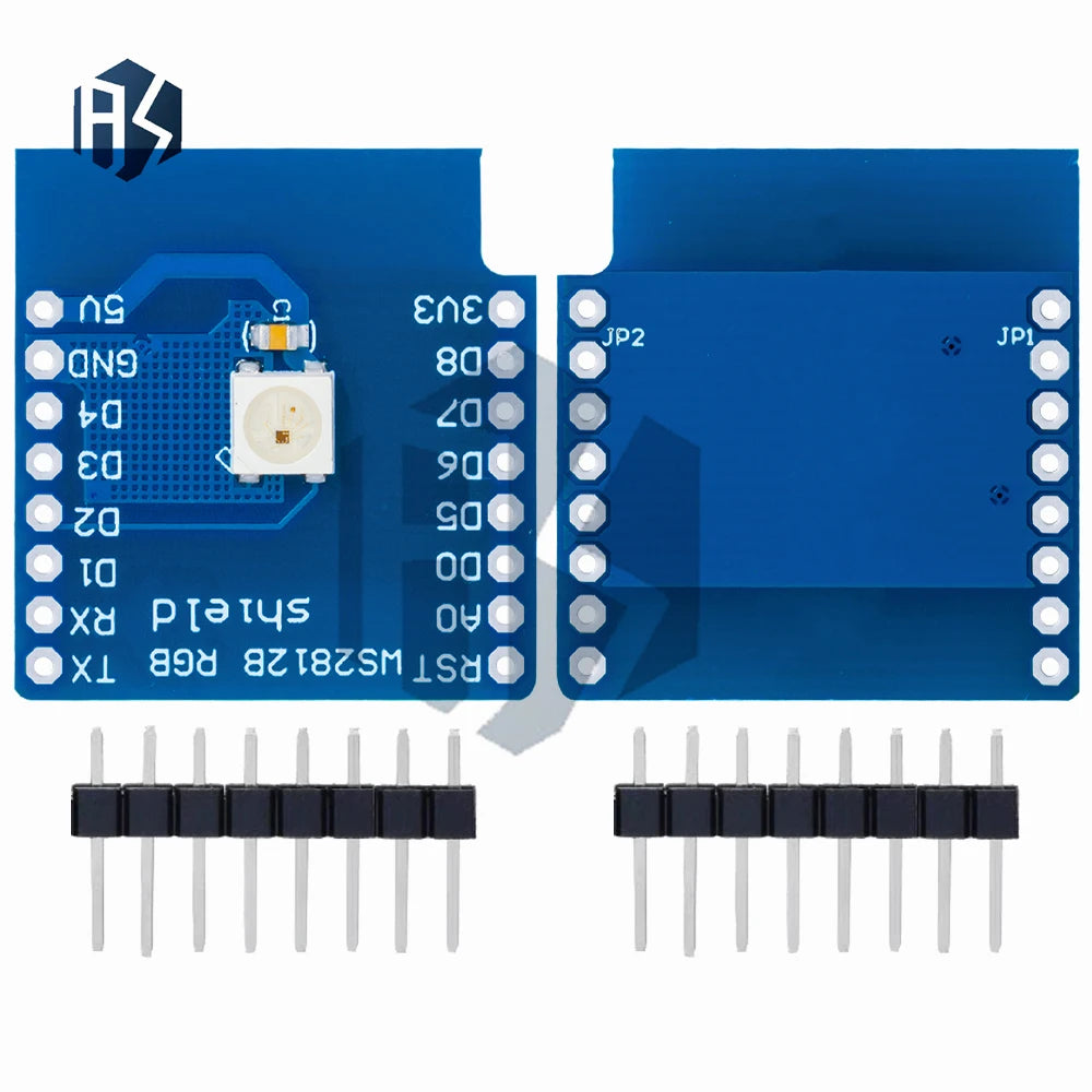 Wemos D1 Mini ESP8266 WS2812B RGB Shield Expansion Board 3 3V-5V Zpaxo