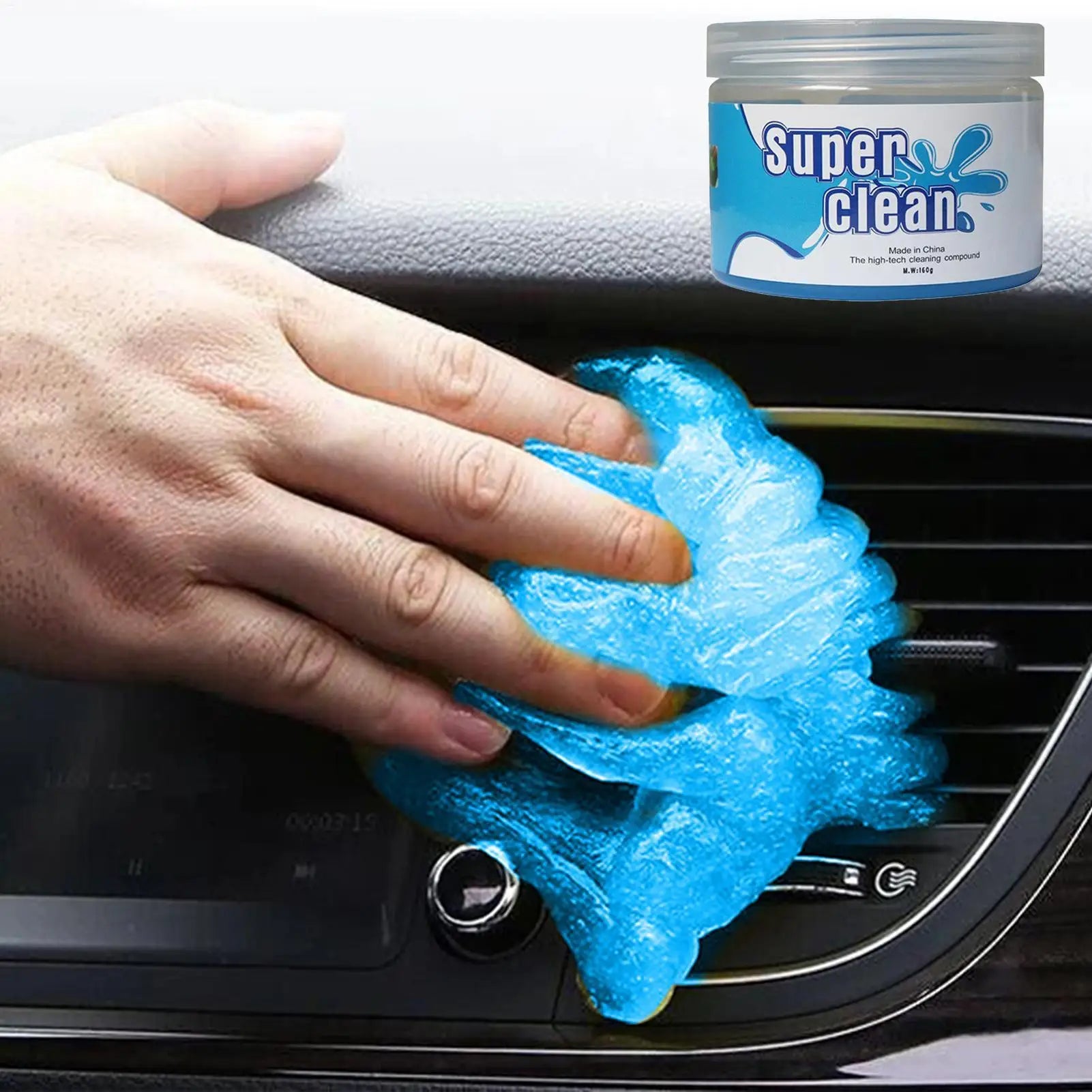 Car Cleaning Gel Interior Vent Dashboard Console Steering Wheel