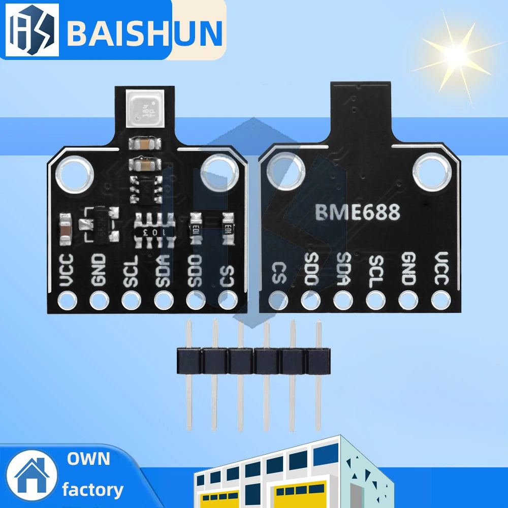 BME688 AI Smart Environmental Sensor Module Temperature Humidity Zpaxo Default Title