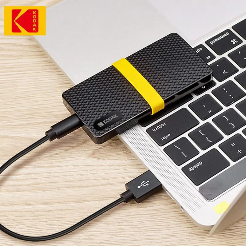 Kodak X200 Portable SSD 2TB 1TB USB 3 1 C External Drive Hard Disk Zpaxo