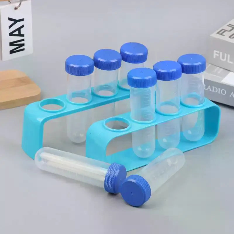 4Pcs Clear 50ml Centrifuge Tubes With Test Tubes Stands Science Kit For School Science Experiment Educational Suppiles Zpaxo