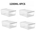 1 4 Lunch Meat Container Refrigerator Cheese Keeper Box Salami Cold