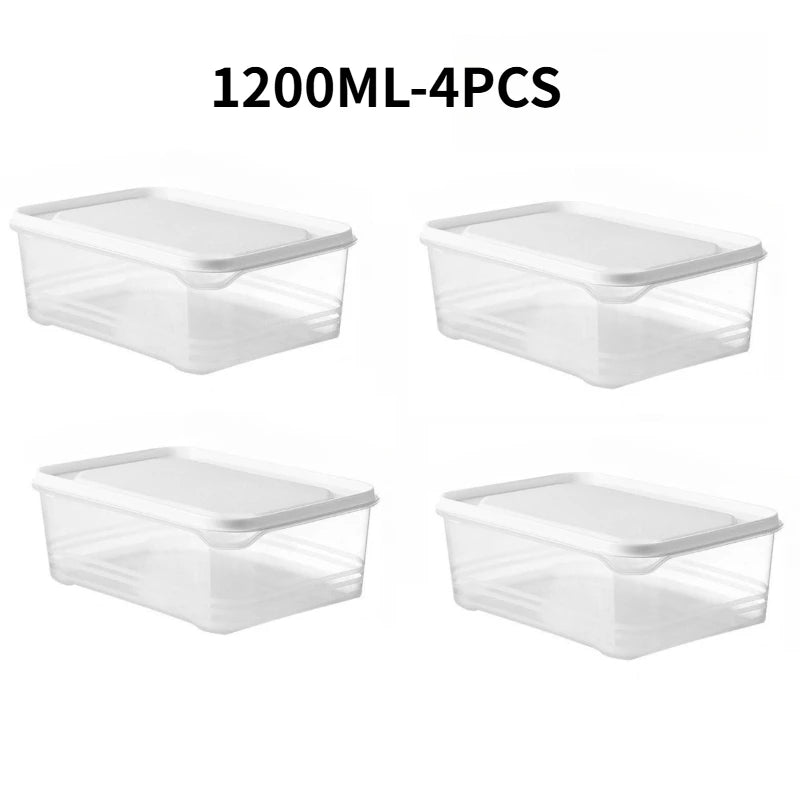 1 4 Lunch Meat Container Refrigerator Cheese Keeper Box Salami Cold