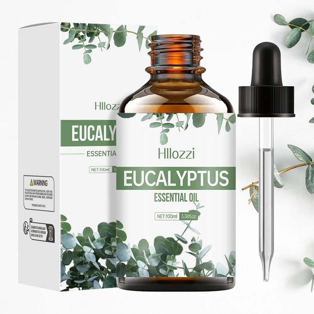 Eucalyptus Essential Oil aceite esencial aromático para difusor Aromatherapy Multi-purpose essential oils Multi-scene essential Zpaxo 100ML EUCALYPTUS Other