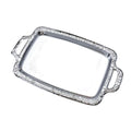 Stainless Tray Large Display Silver Table Decor Decorative Food