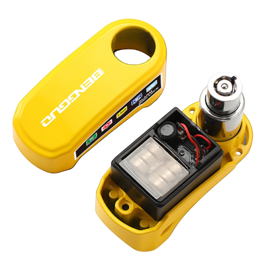 Motorcycle Disc Block Alarm Lock Rust Proof Electric Bike Locks Loud