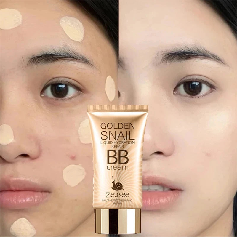 BB Cream Liquid Foundation Full Coverage Makeup Base Natural Zpaxo