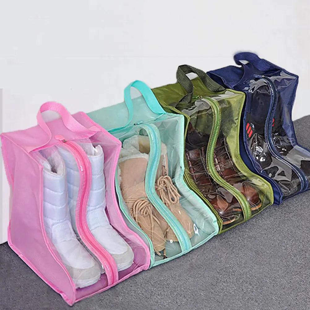 Shoes Organizer Bags Oxford Cloth Waterproof Dustproof Clear Window