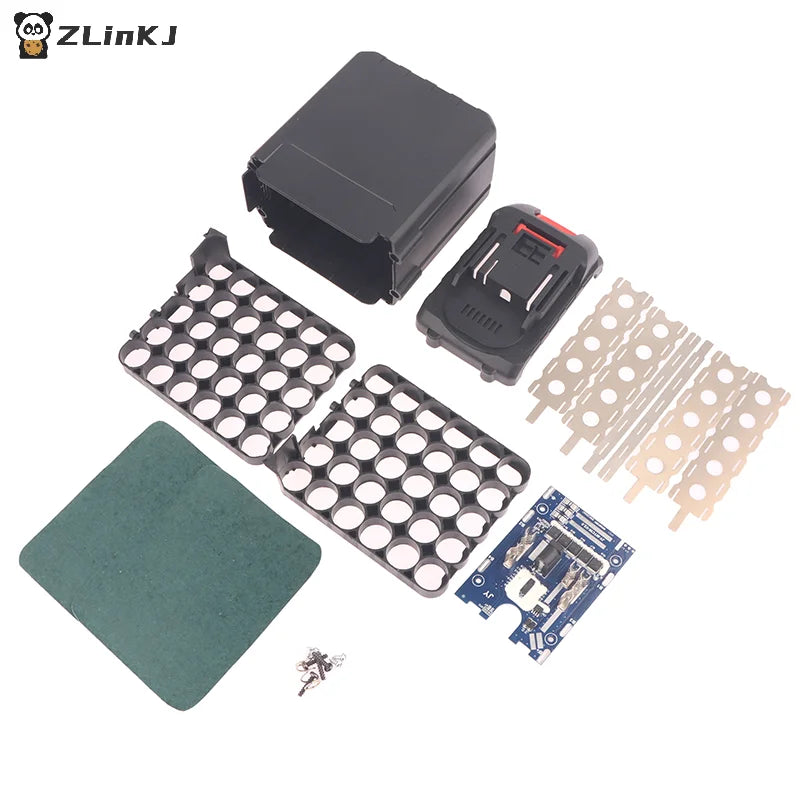 ▶30 Cell 18650 Lithium Battery Shell PCB Charging Protection Circuit Board Boxes For Li-ion Battery Housings Zpaxo
