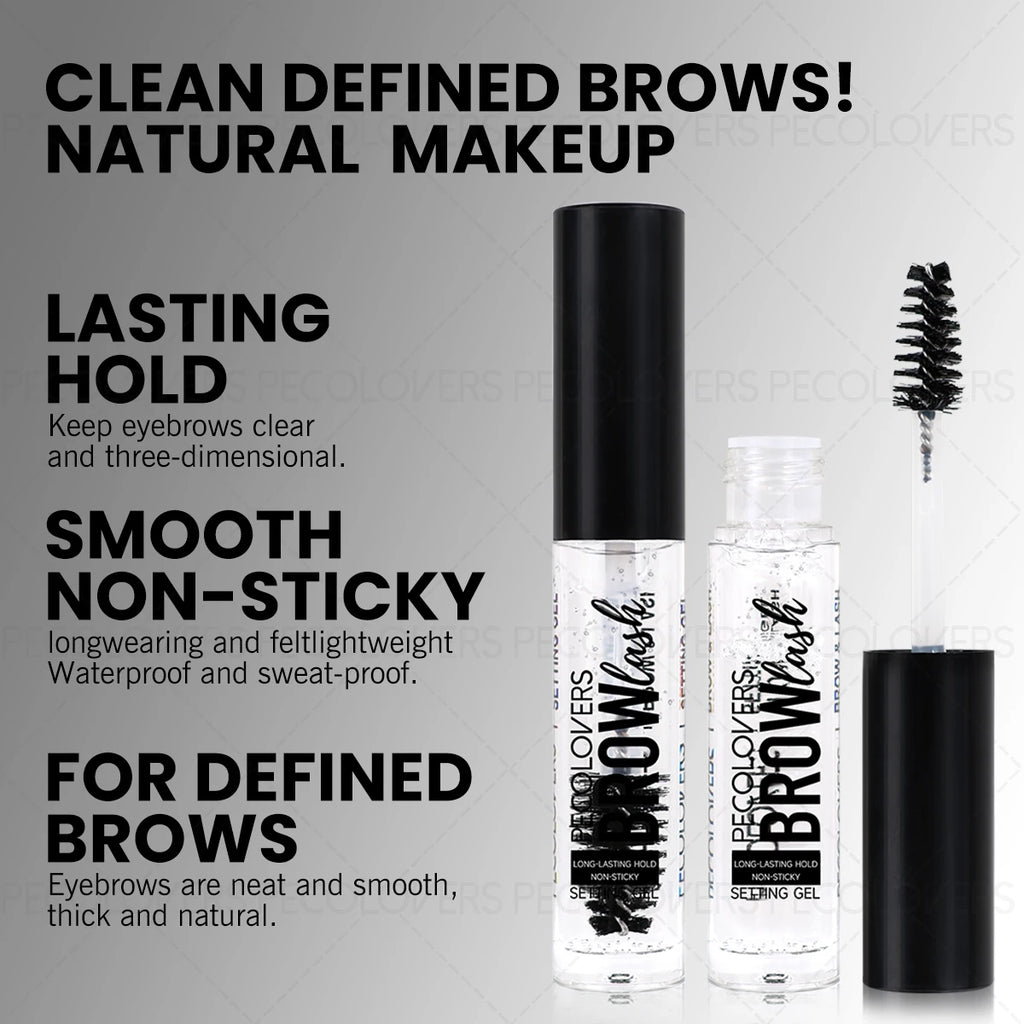 1PC 3D Sculpting and Setting Brow Gel, Long-Lasting Waterproof Quick-Dry Brow Gel for Natural Wild Brow Styling Zpaxo