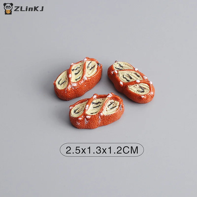 ▶Dollhouse Miniature Mini Food Display Show Stand Cake Bread Dessert Cabinet Kanto Cooking Pantry Furniture Model Scene Props Zpaxo