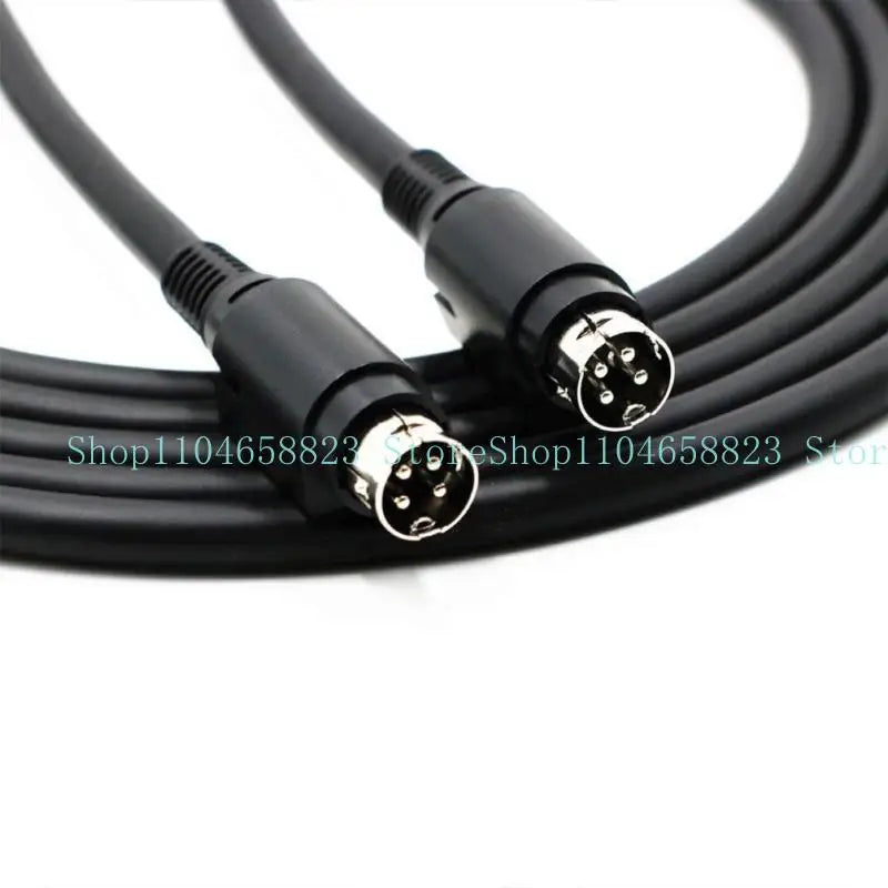 Durability 4Pin DIN Connectors Cable For R1700BT R1600TIII Speakers 4Pin DIN Male Cord Reliable Sound Performances Zpaxo