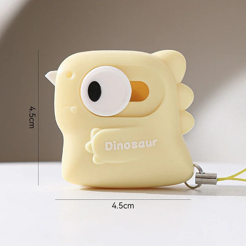 Minimalist Portable Mini Envelope Opener Magnetic Refrigerator Magnets Cute Dinosaur-Shaped Paper Knife For Office & Unboxing I Zpaxo Yellow