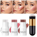 1 Blush Contour Highlighter Stick Multi-use Makeup Cheeks Eyes Lips Zpaxo 146 brush