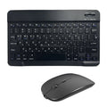 Mini Bluetooth Keyboard & Mouse – Spanish French Russian Korean Bluetooth Keyboard Zpaxo Korean