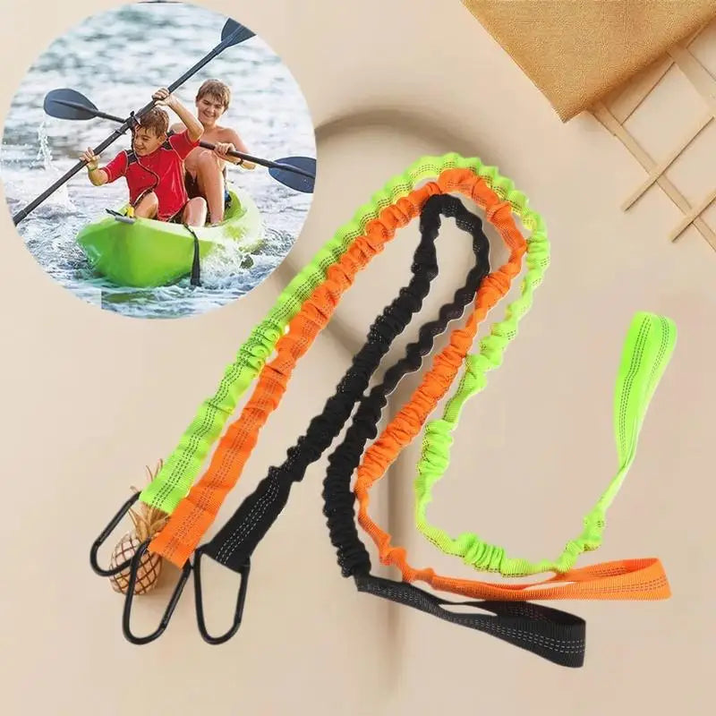 Single Unit Reflective Elastic Rope Fixed Slurry Fishing Buckle Zpaxo