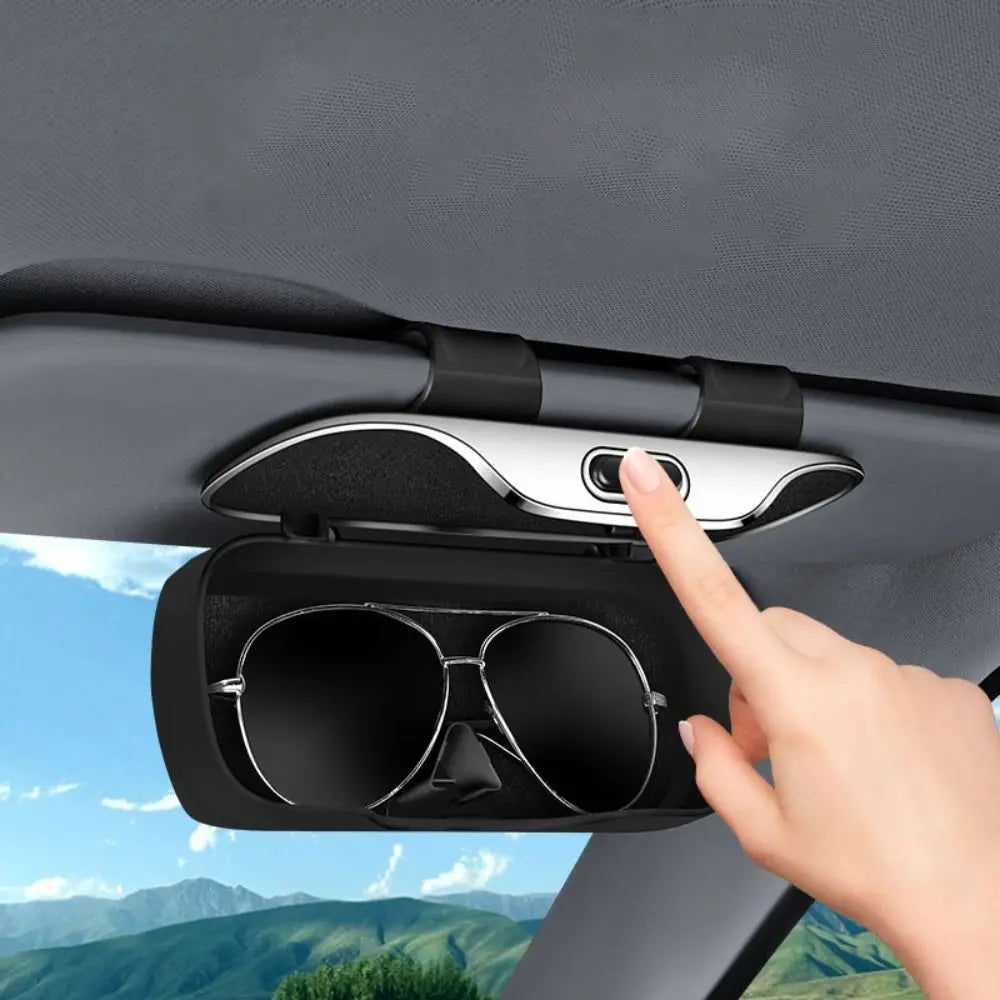 Portable Press Switch Car Glasses Box Stable Shock-proof Sunglasses Zpaxo