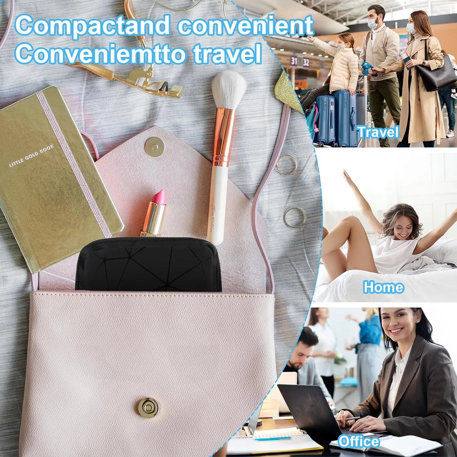 Women's Mini Sanitary Pouch – Discreet Tampon & Pad Organizer