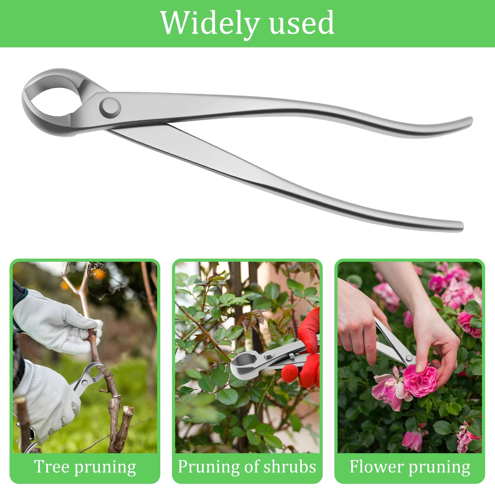 Bonsai Grooming Kit Stainless Steel Wear Resistant Bonsai Tree Kit Tools Time Saving Pruning Kit with Ergonomic Long Handle 2025 Zpaxo