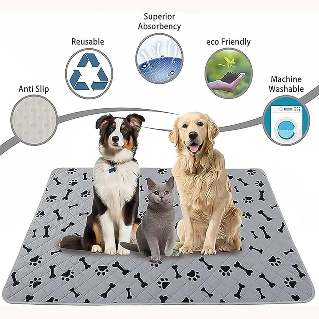 Washable Reusable Pee Pads Dogs Cats Quick Absorbent Pet Training Mat
